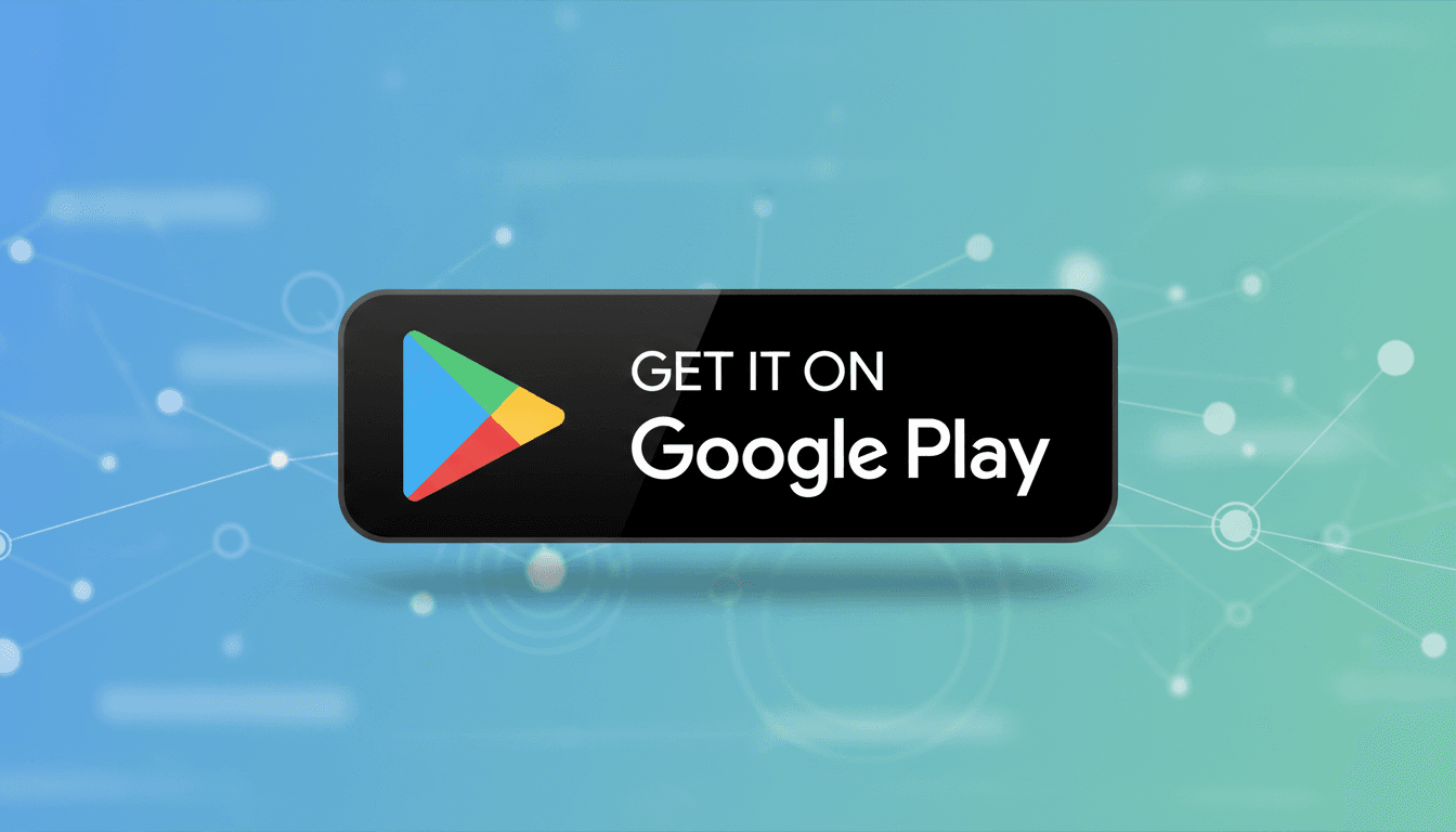 Official Get It on Google Play badge with colorful Play triangle and white lettering on a black rounded rectangle, uncropped